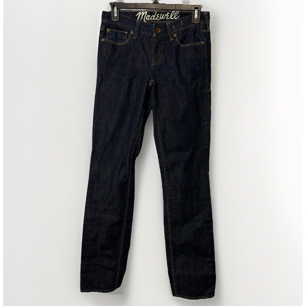 Madewell‎ Straight Dark Wash Jeans Women’s Size 25x32 Classic Capsule